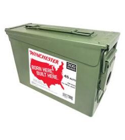 Winchester .45 Auto Ammunition 300 Rounds FMJ 230 Grains