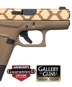 Glock 42 Burnt Bronze & Gold Moroccan GNS
