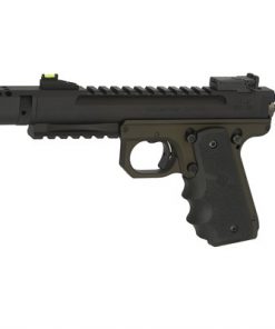 VOLQUARTSEN – SCORPION, .22 LR 1911 STYLE OD GREEN, HOGUE, 4.5 “, COMPENSATOR