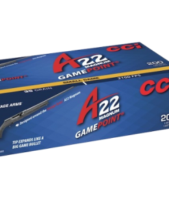 CCI A22 Ammunition 22 Winchester Magnum Rimfire (WMR) 35 Grain GamePoint Jacketed Soft Point