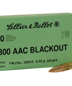 Sellier & Bellot Ammunition 300 AAC Blackout Subsonic 200 Grain Full Metal Jacket