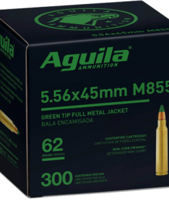 Aguila Ammunition 5.56x45mm NATO 62 Grain M855 SS109 Penetrator Full Metal Jacket