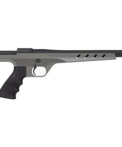 Nosler 48 Independence Pistol 15" Threaded Matte Black Barrel, Gun Metal Gray Stock Hogue Rubber Grip