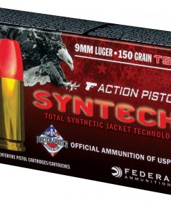 Federal American Eagle Syntech Action Pistol Ammunition 9mm Luger 150 Grain Total Synthetic Jacket