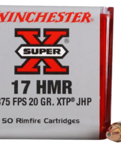 Winchester Super-X Ammunition 17 Hornady Magnum Rimfire (HMR) 20 Grain XTP Jacketed Hollow Point