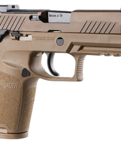 Sig Sauer P320-M18 Semi-Automatic Pistol 9mm Luger 3.9" Carbon Steel Barrel Stainless Steel Frame Coyote PVD Stainless Steel Slide Carry Polymer Medium Grips 21 Round