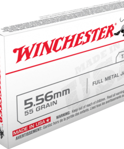 Winchester USA Ammunition 5.56x45mm NATO 55 Grain M193 Full Metal Jacket