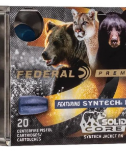 Federal Syntech Solid Core Ammunition 40 S&W 200 Grain Total Synthetic Jacket Hard Cast Flat Nose
