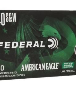 Federal American Eagle IRT Ammunition 40 S&W 120 Grain Flat Nose Lead-Free