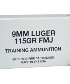 Blazer Brass Training Ammunition 9mm Luger 115 Grain Full Metal Jacket
